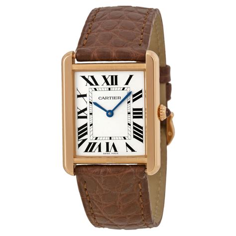 Cartier Tank Solo Silver Dial Ladies Watch W5200025.